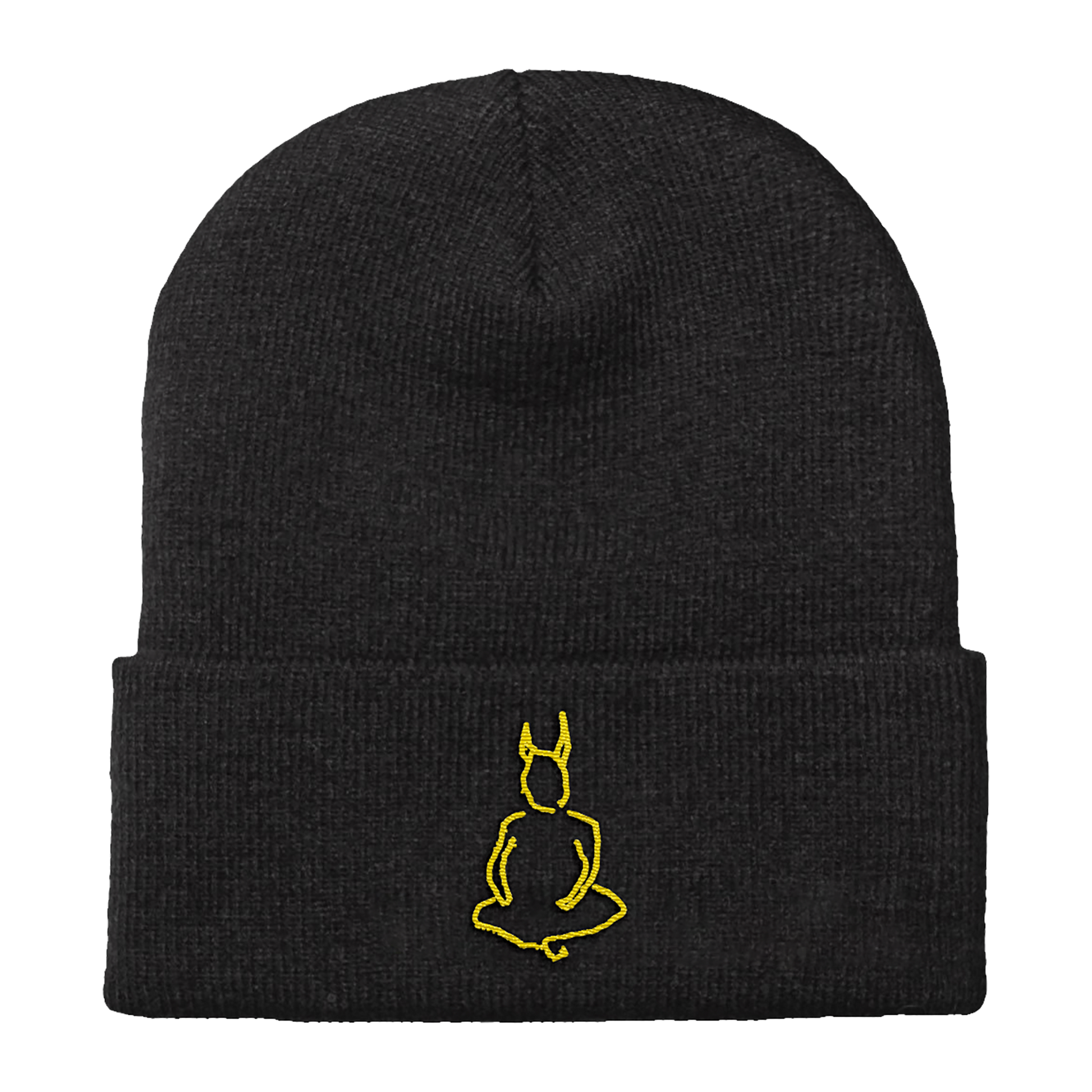 Wunderhorse Devil Logo Black Beanie - Main Image